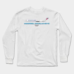 McDonnell Douglas MD-83 - Crossair Long Sleeve T-Shirt